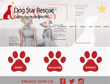 Tablet Screenshot of dogstarrescue.org